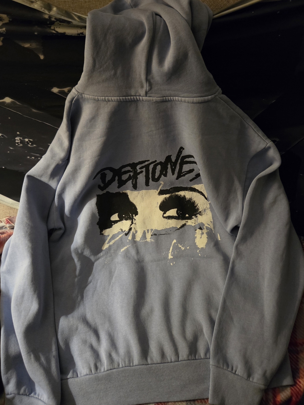 Official Deftones 2025 Tour "Blue Eyes" Grape Hoodie - Large  Manhead Merch NWOT